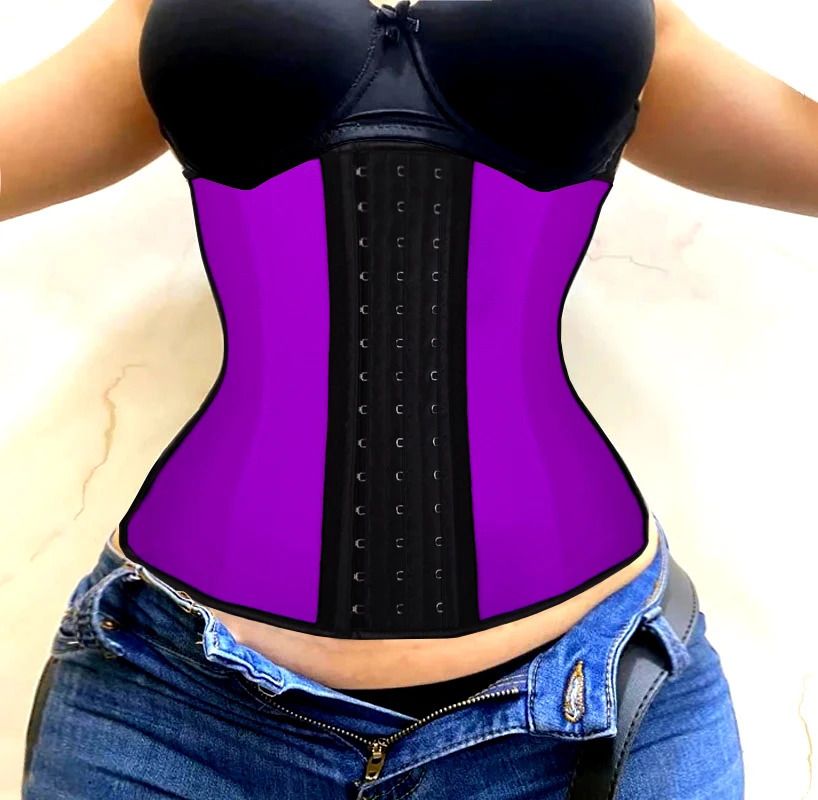 purple corset