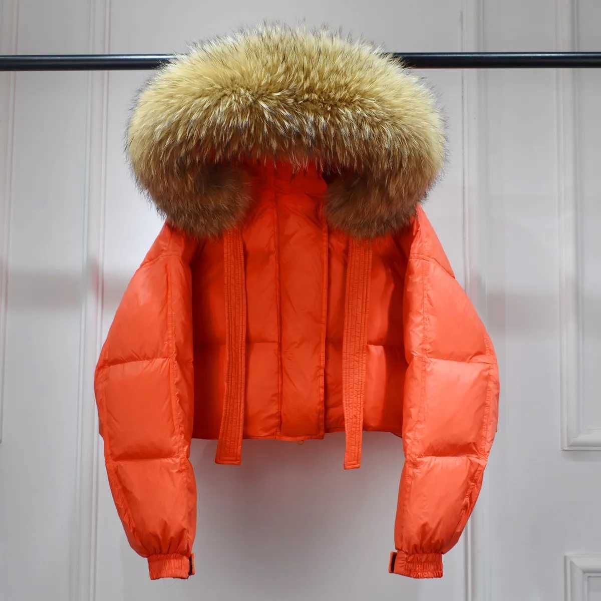 raccoon fur orange