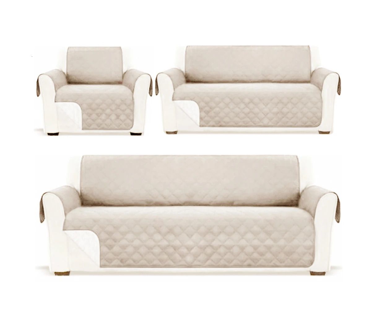 Beige-3 Seater