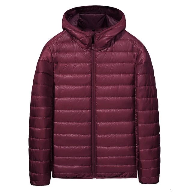 hooded wine red