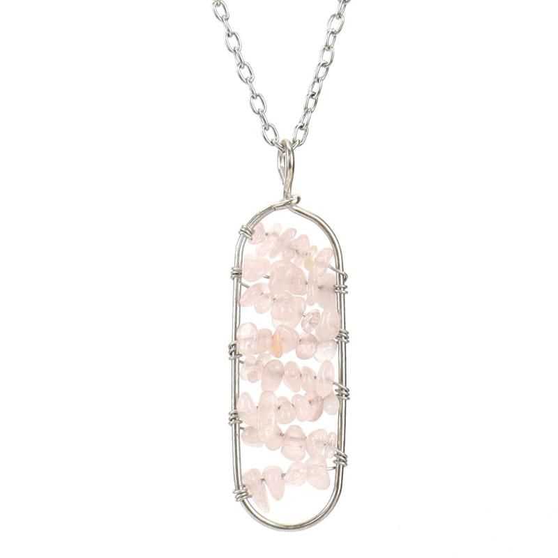 Cirka 53 cm Rose Quartz