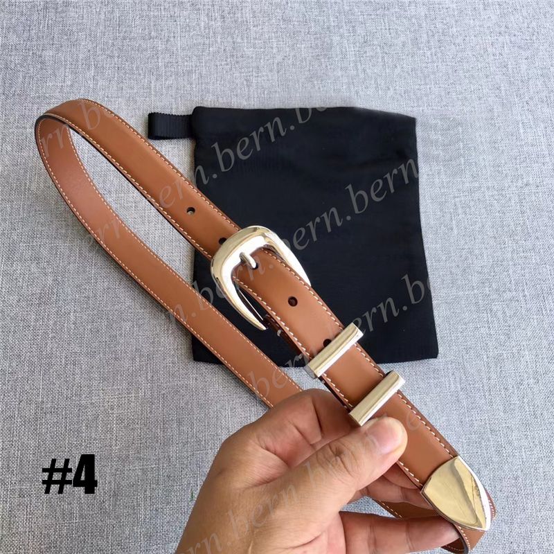 #4 Bright Silver Buckle-Brown