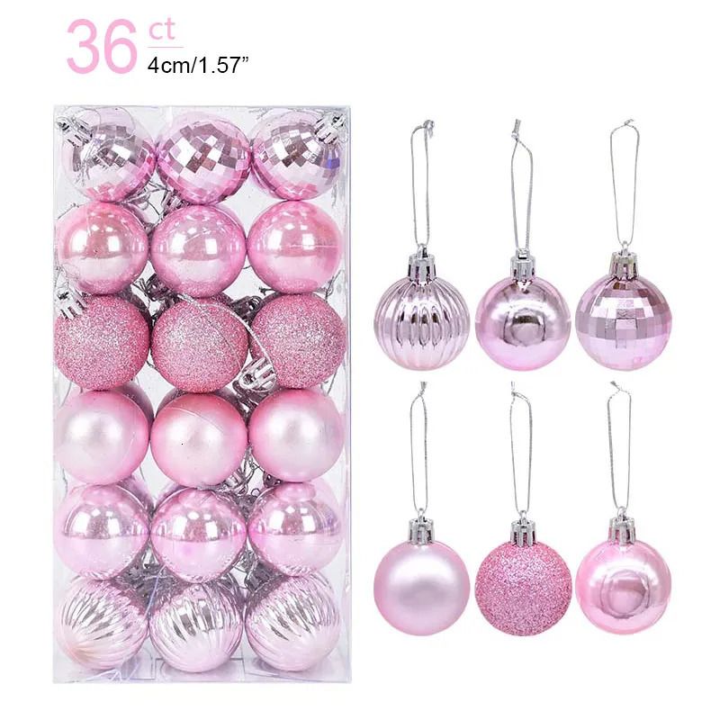 36pcs Pink-As Picture