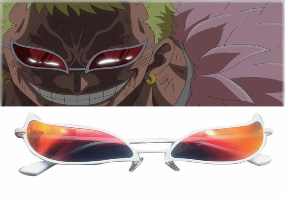 Óculos de sol para cosplay Anime One Piece Donquixote Doflamingo