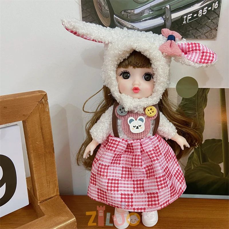 16cm BJD Doll-Doll med kläder3
