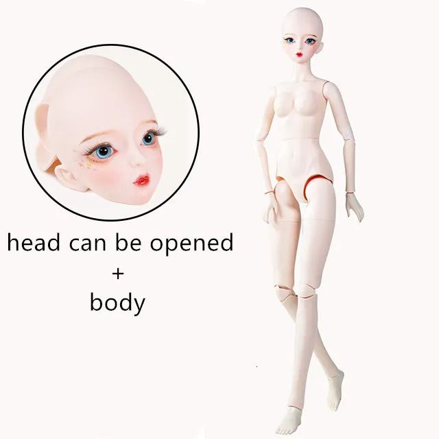 Head Body 2-Fit 60cm Bjd