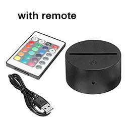 Black base with IR remote