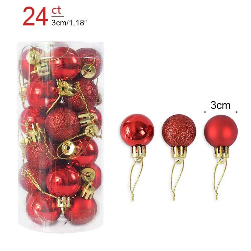 24pcs red-as picture