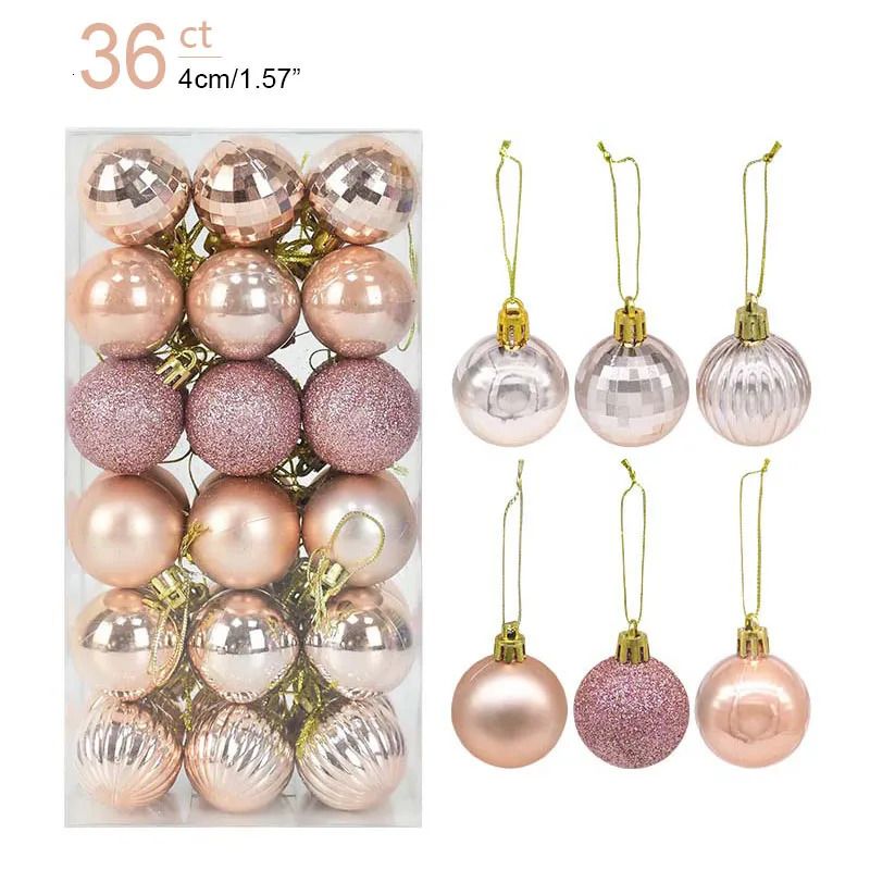 36pcs Rose Gold-As Picture