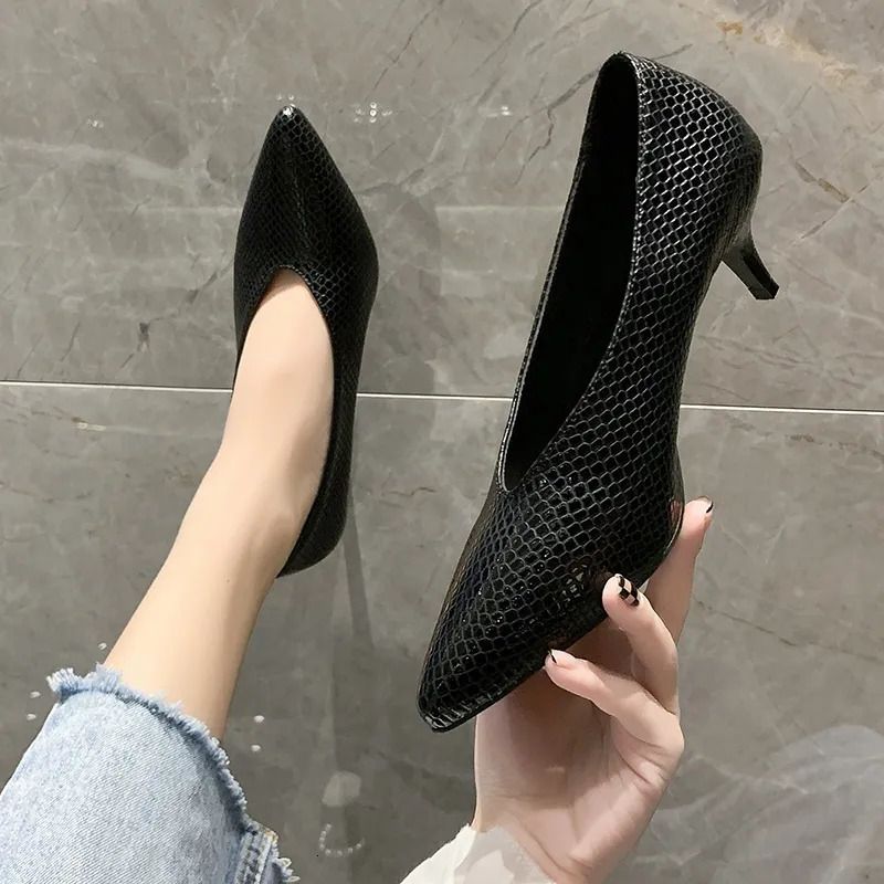 Zwarte stiletto