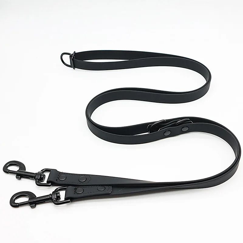 검은 색 PVC 개 Leash-210cm20mm2.5mm