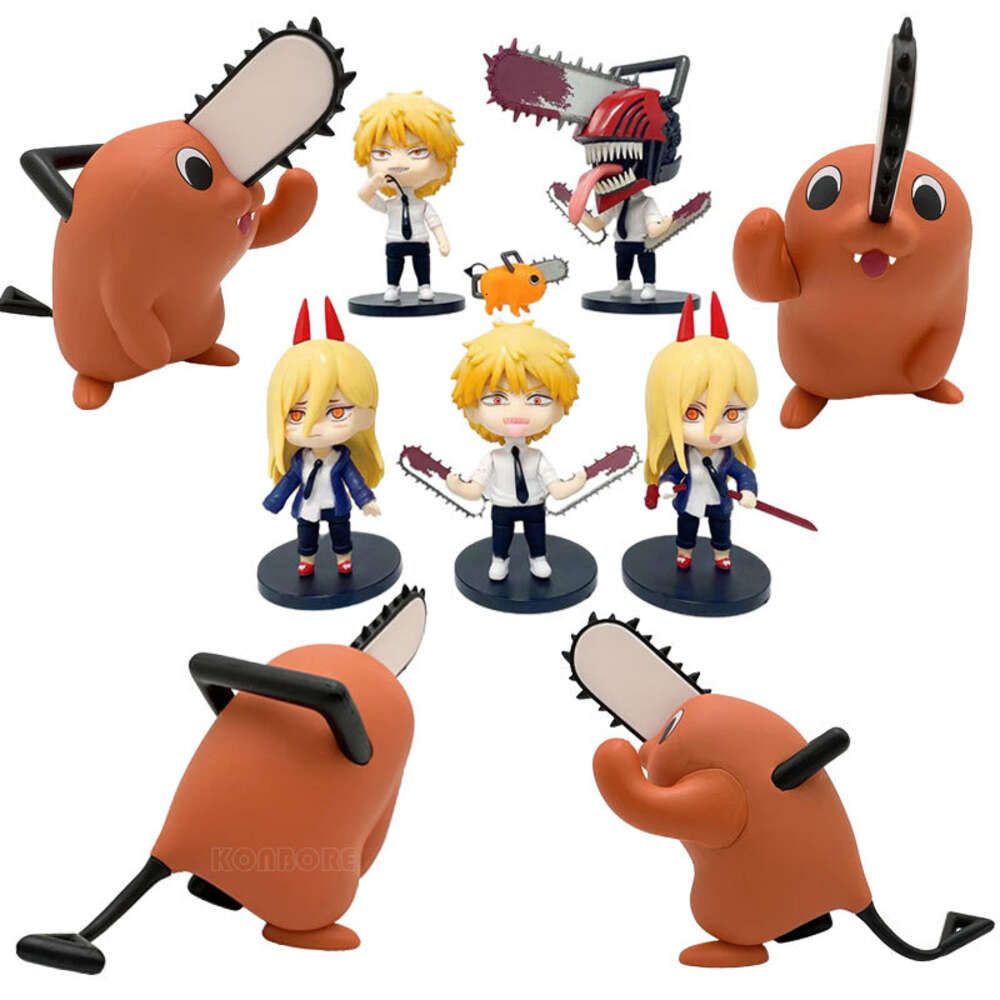 Chainsaw Man Pochita Denji Power Anime Action Figure Kids Toys (various  Choices)