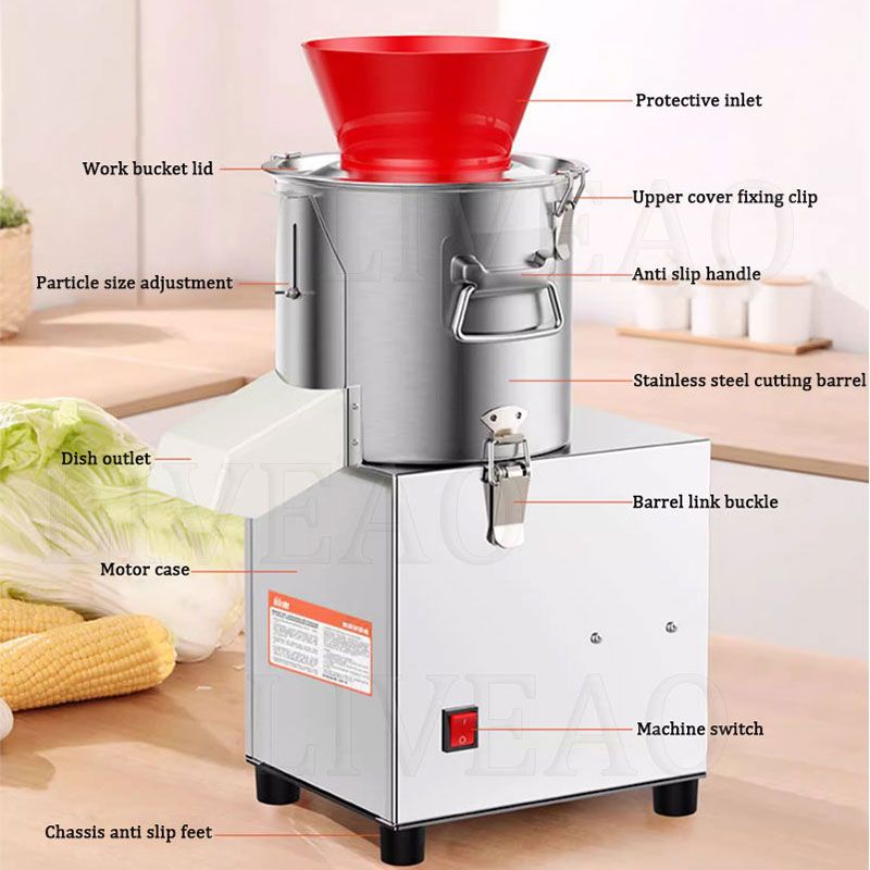 Commercial Automatic Garlic Grinder Onion Chopper Vegetable Cutter Machine  From Lynn815, $56.29