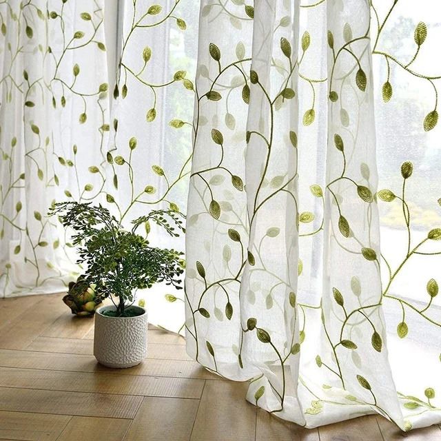 white curtain