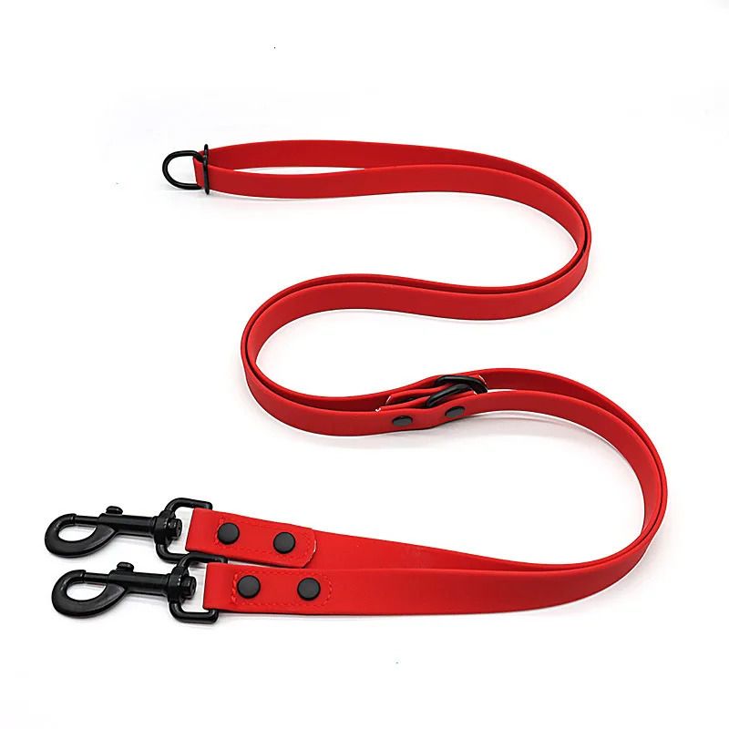 빨간 PVC 개 Leash-210cm20mm2.5mm