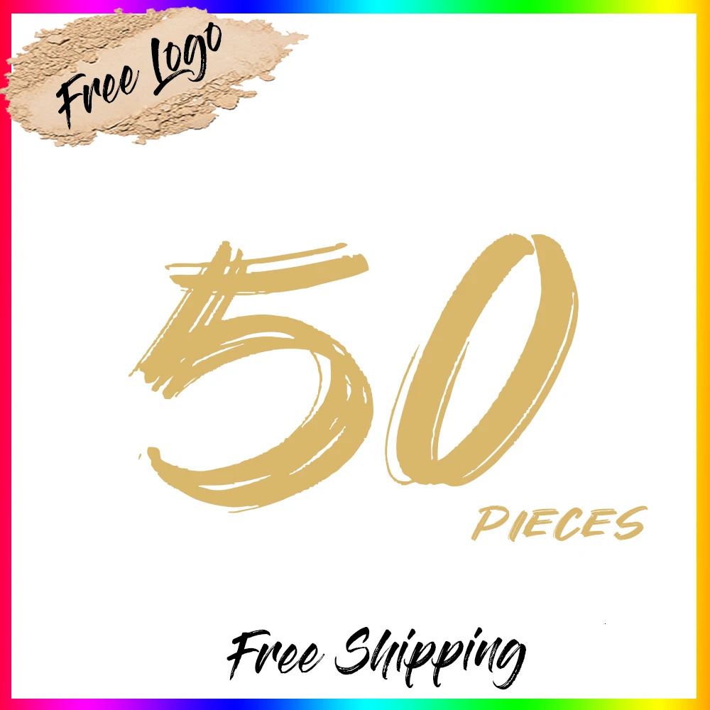 50pcs مع الشعار