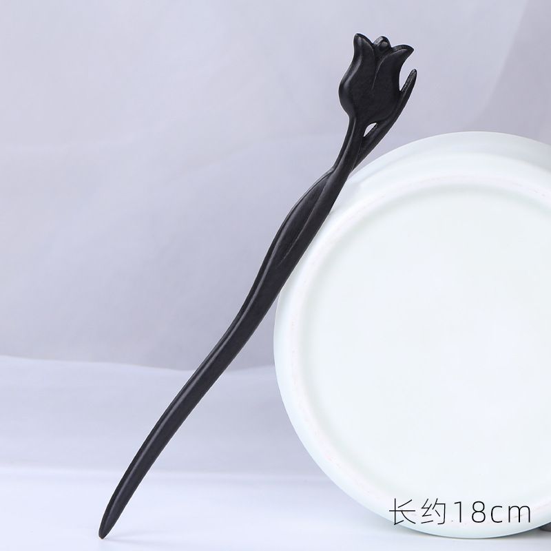 Hair Sticks black ebony-1