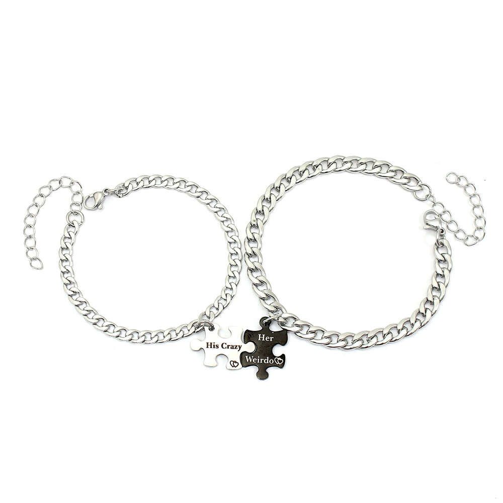 &#039;weirdo Crazy&#039; Puzzle Nk Chain Bracele