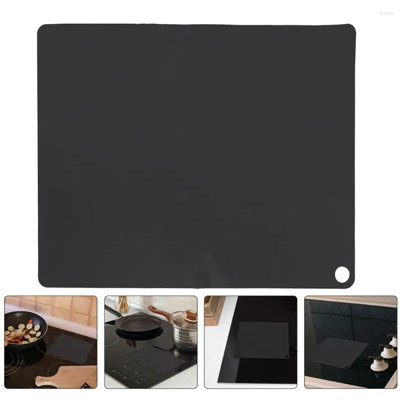 Induction Cooktop Mat Nonslip Silicone Heat Insulation Pad Reusable  Protective Pads For Electric Stove Ovens Protector Cover