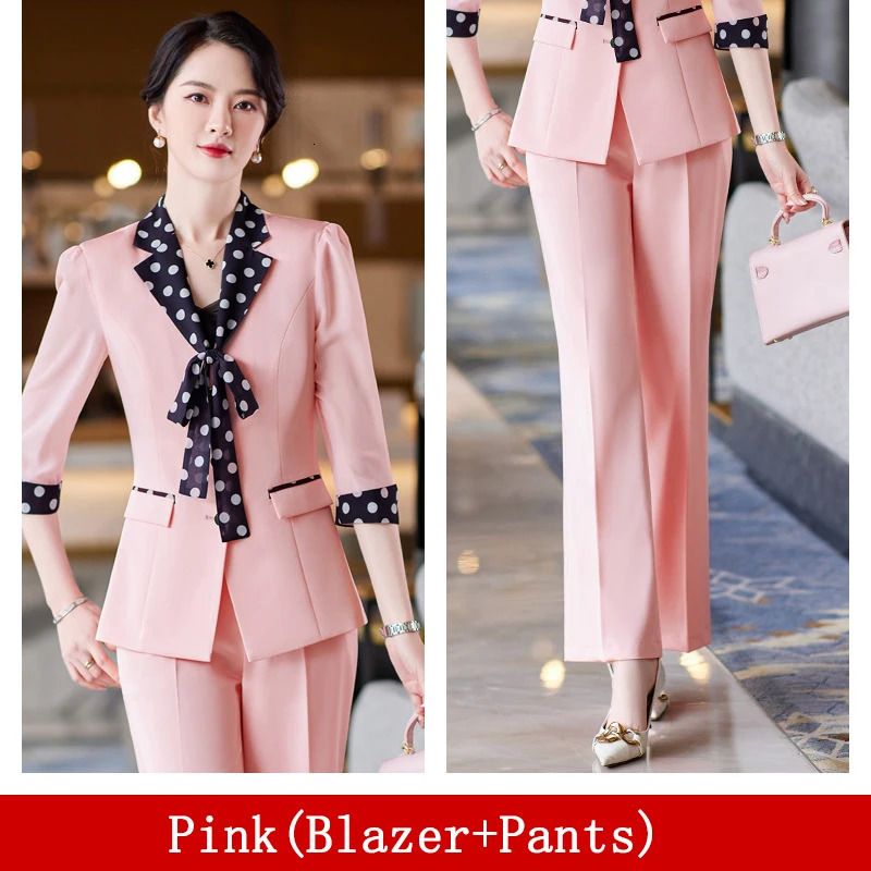 costumes de pantalon rose