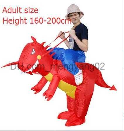 dinosaure rouge adulte