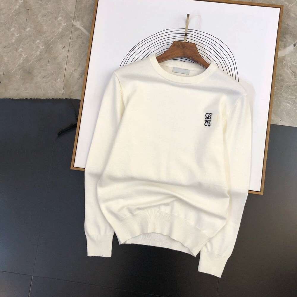 white crew neck