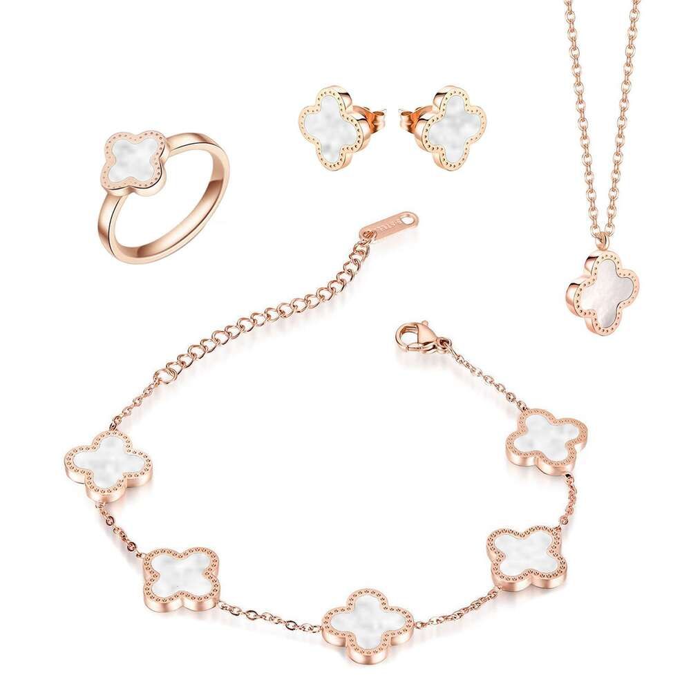 Rose Gold White-4-Piece