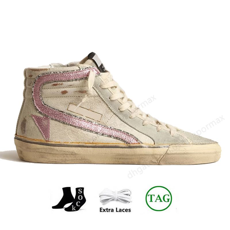 IT43 beige con pelle metallizzata rosa st