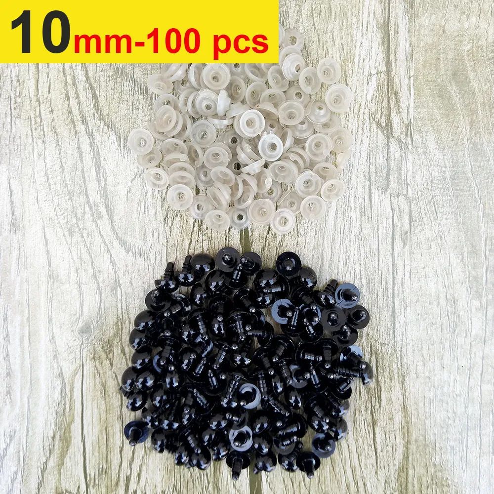 10 mm-100pcs-nero