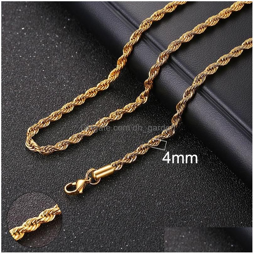 4Mm Gold Rope