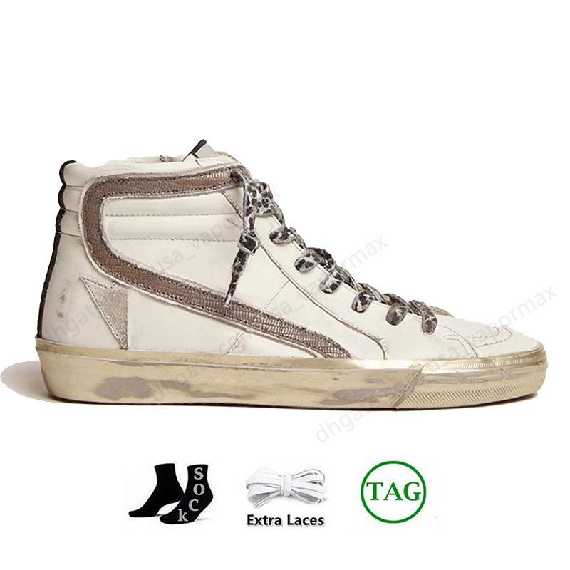 IT49 white suede and leather flash