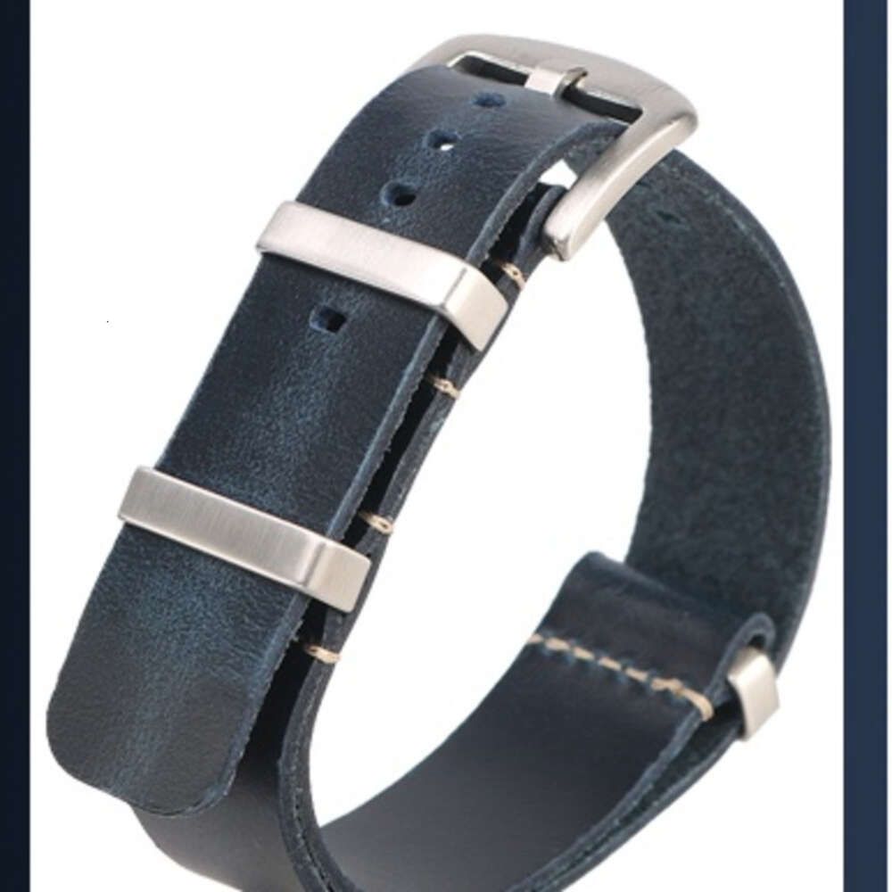 20mm-Blue - Steel Buckle