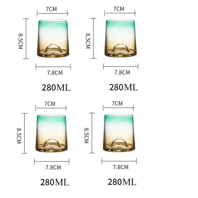 4 piècestasse280ml