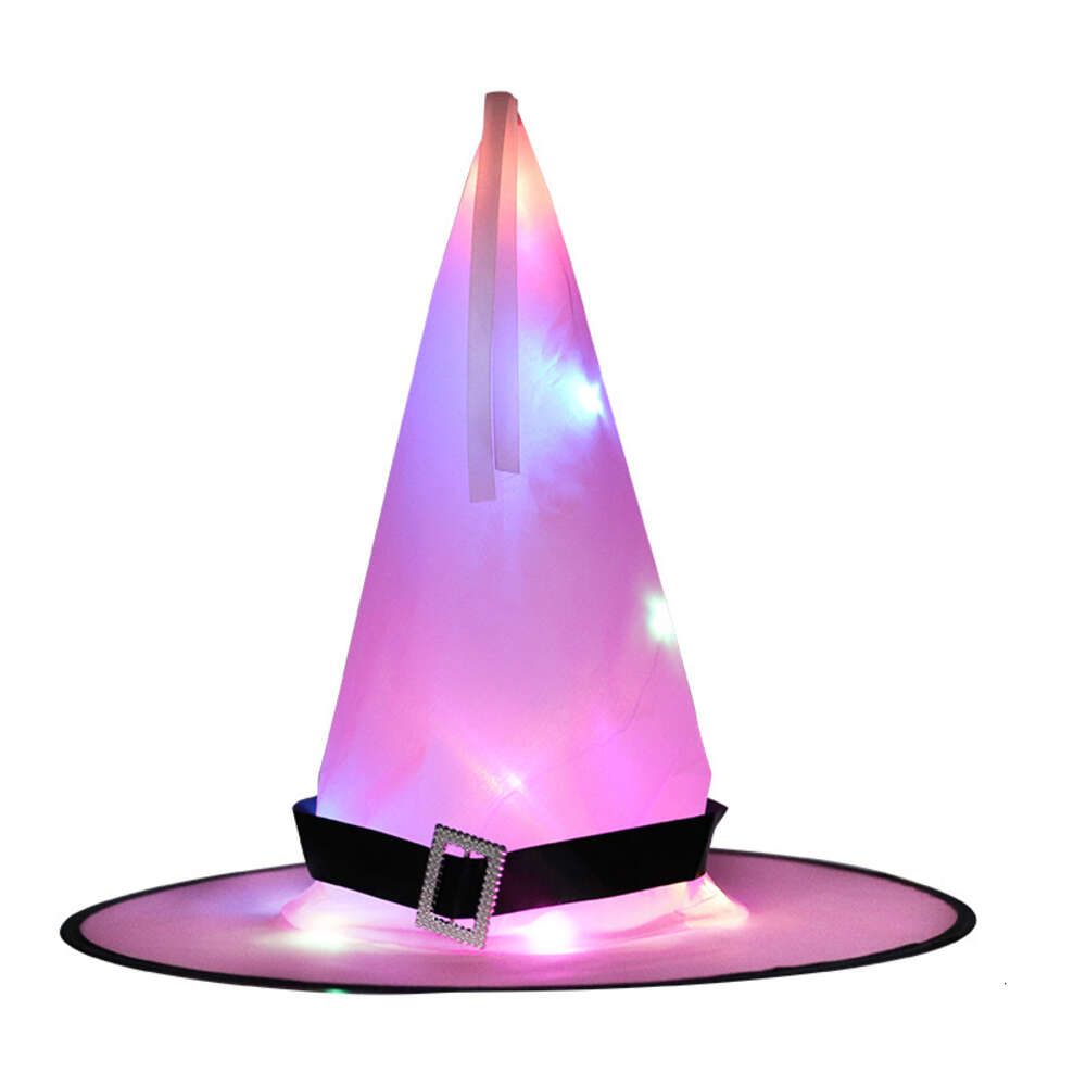 glowing witch hat pink