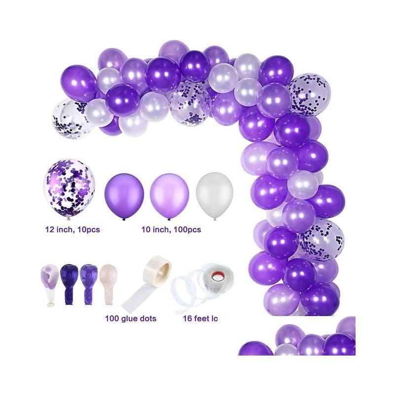 112pcs Luftballons Set