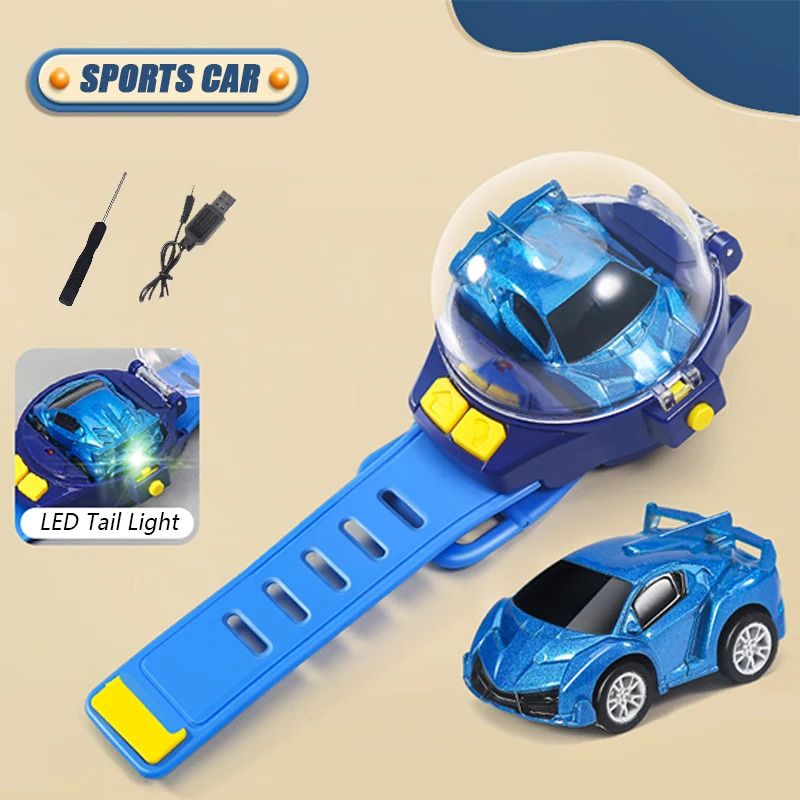 Auto sportiva blu