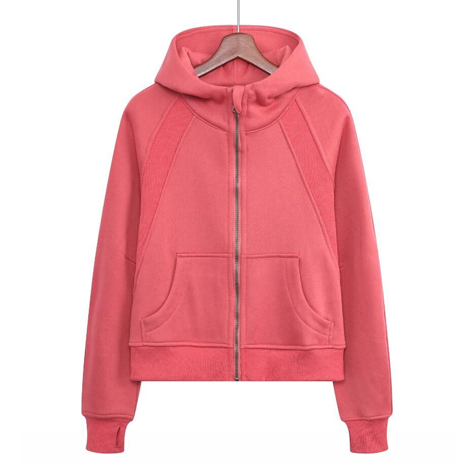 12# Full Zip Watermelon Red