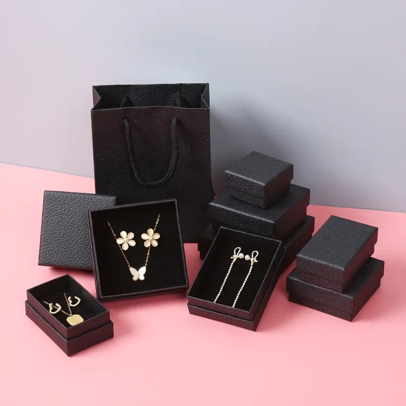 lizhiwen Jewelry box 5x5x3cm black