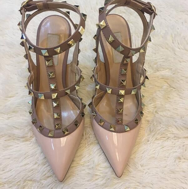 Nude patent leather
