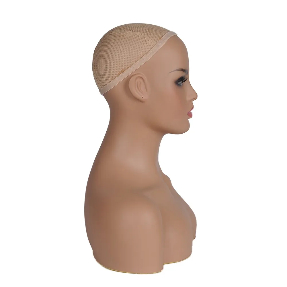 USA Warehouse Free Ship Wig Stand PVC Training Mannequin Heads