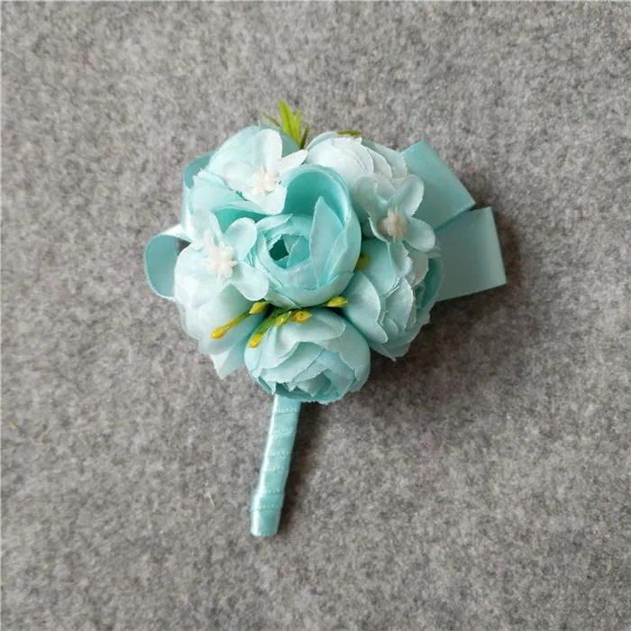 Blue Boutonniere