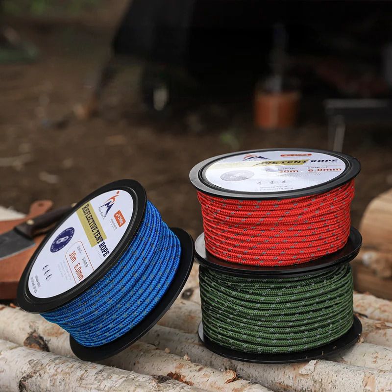 Climbing Ropes 30m Paracord 6mm Tactical Parachute Cord Camping