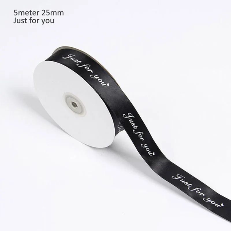 5m Black Ribbon