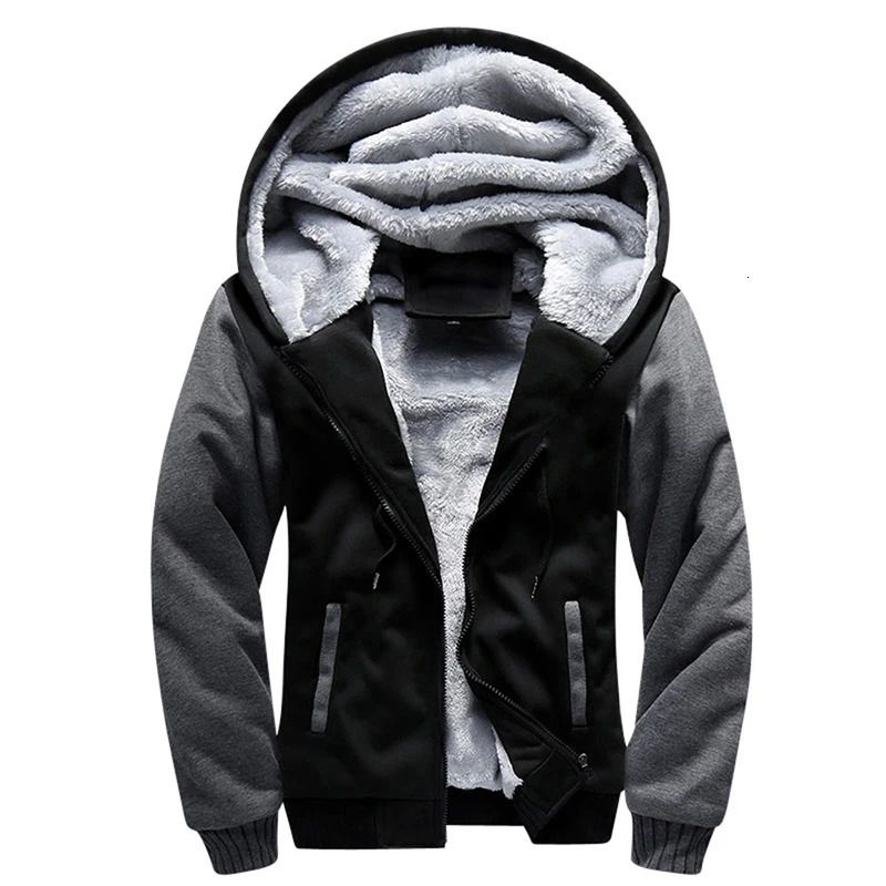 jacket -black grey