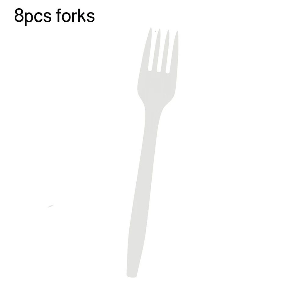 White Fork-8pcs