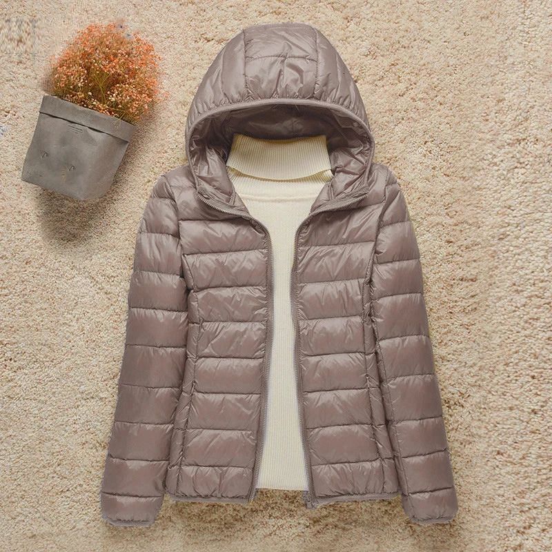 khaki hooded