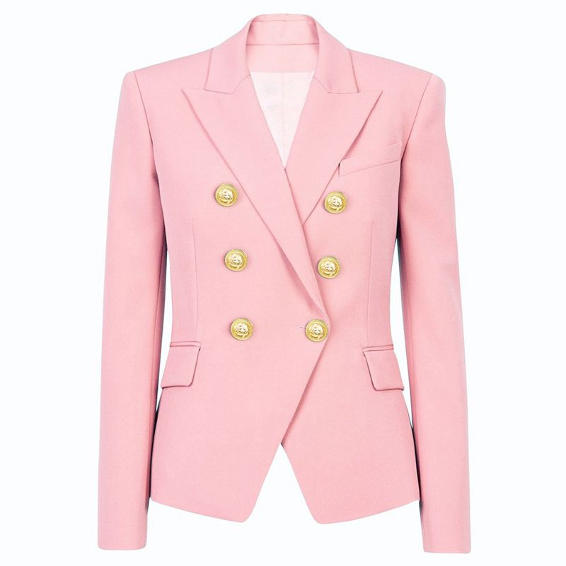 jaqueta rosa clara.