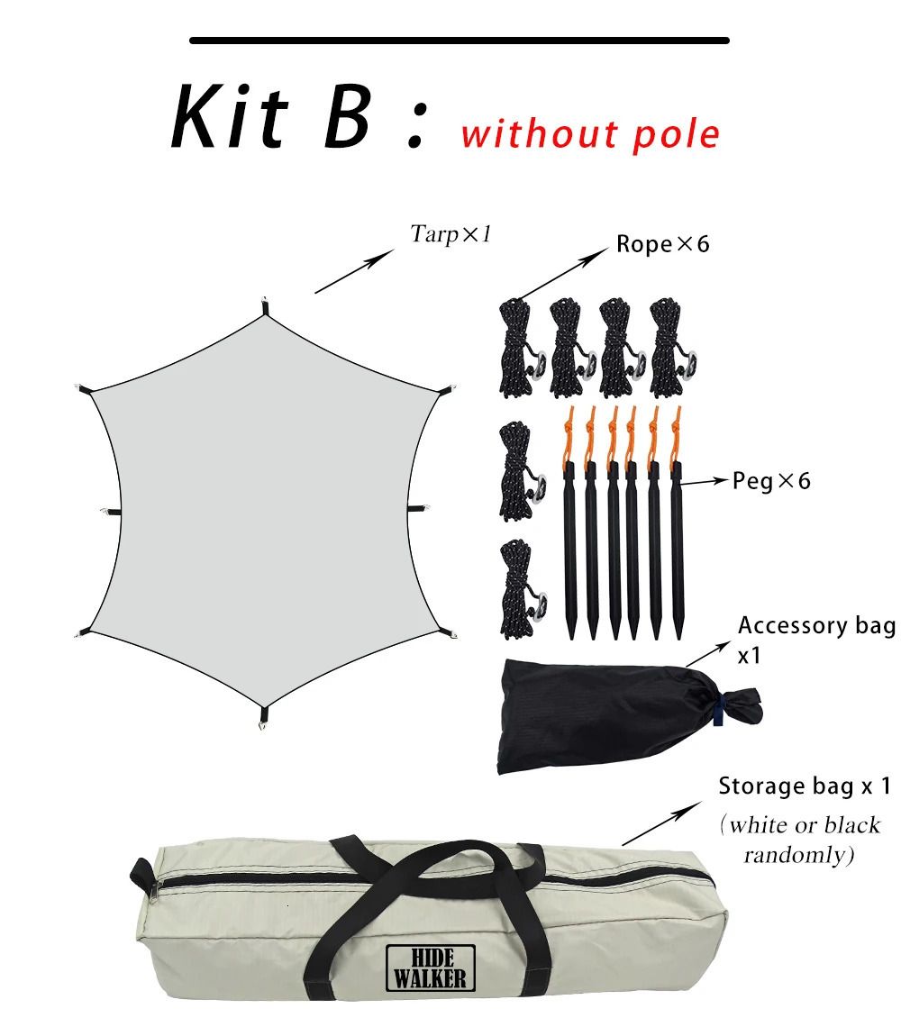 Kit b Without Pole-5m x 4.5m