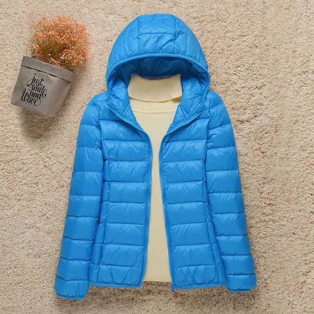 blue hooded