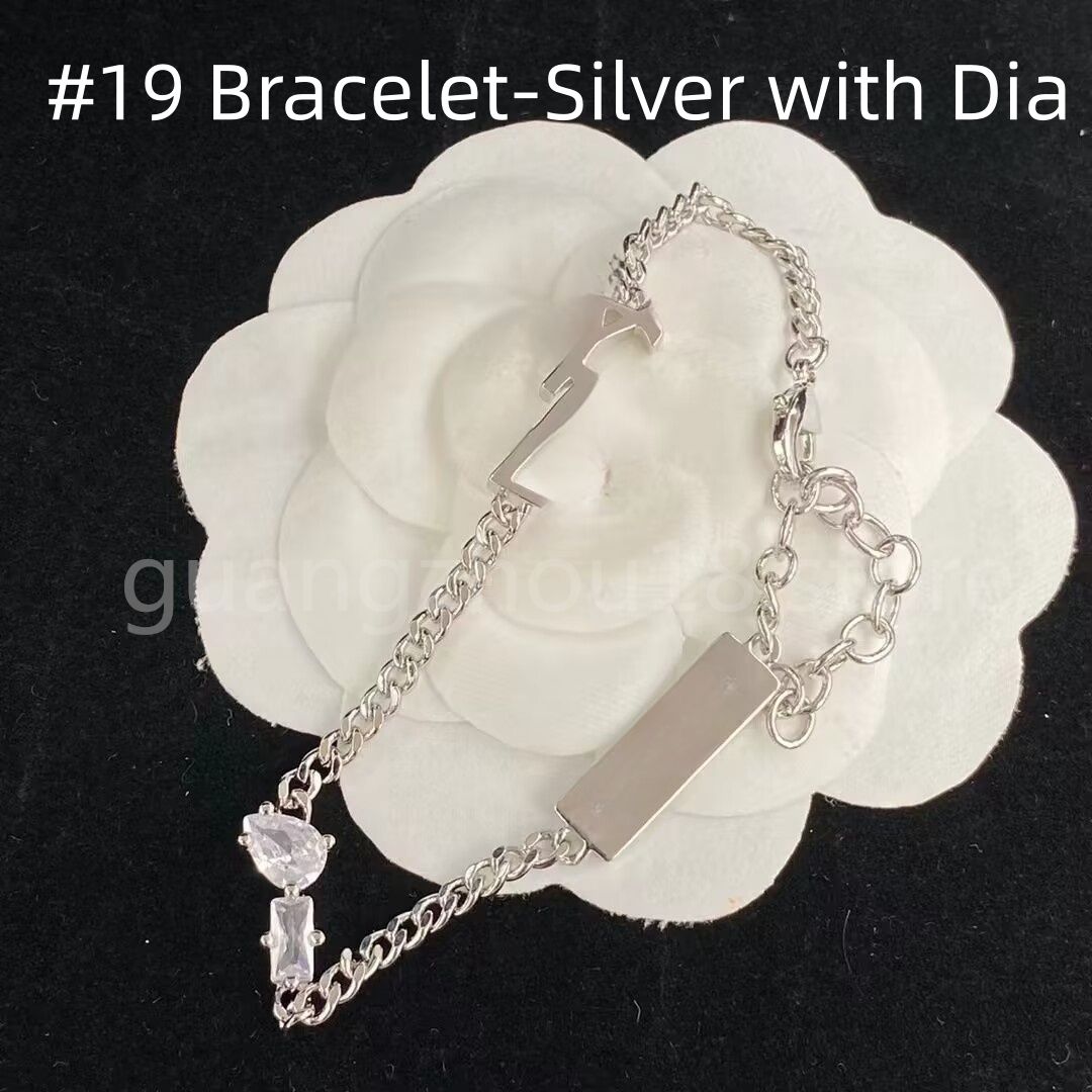 #19 Bracelet with Diamond (Silver)